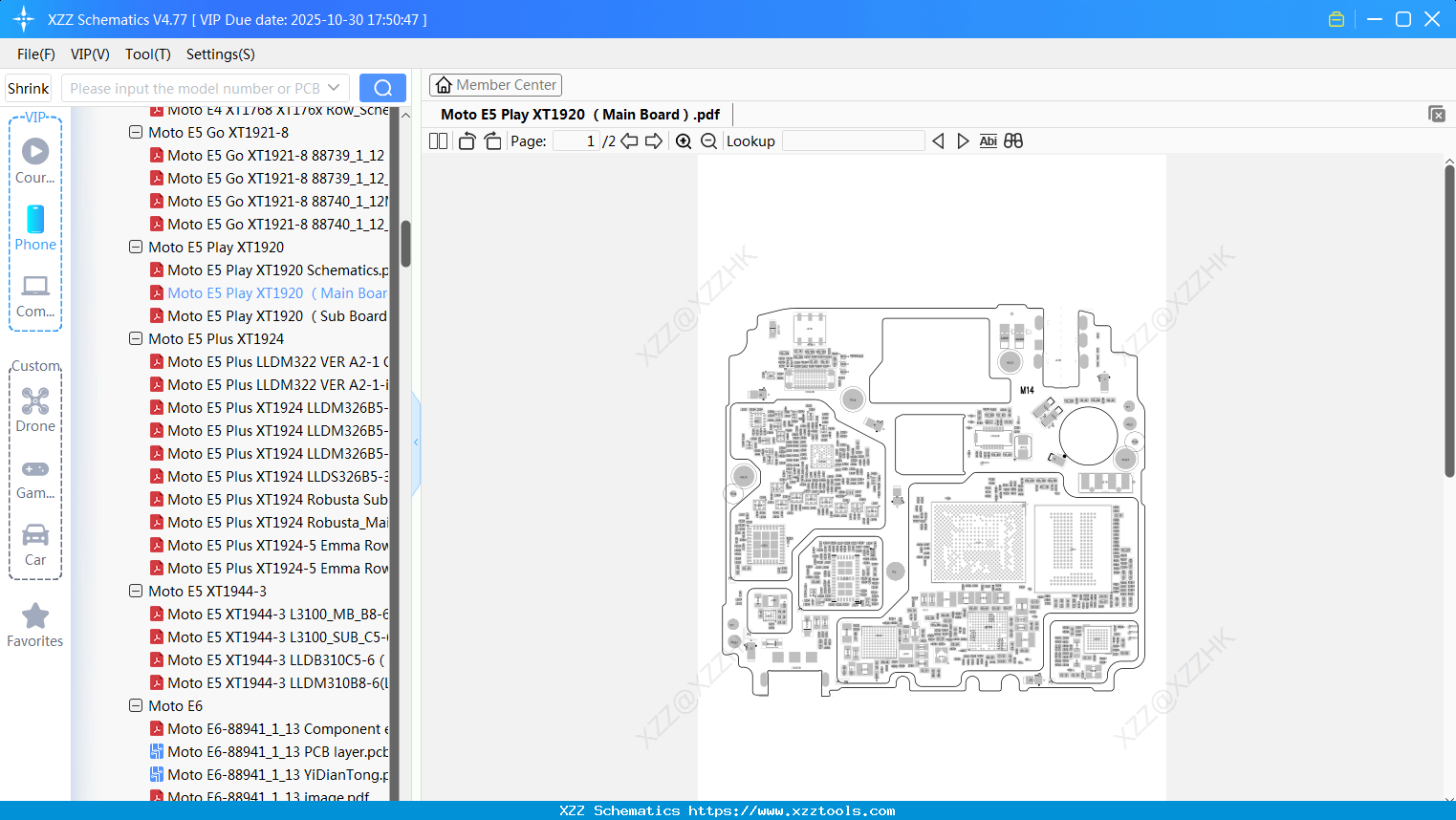 Motorola Moto E5 Play XT1920 гиMain Boardгй